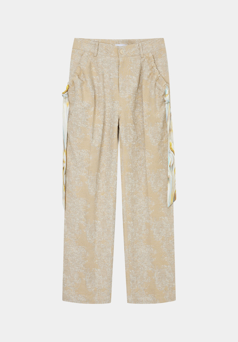 Beige Rivers Trousers