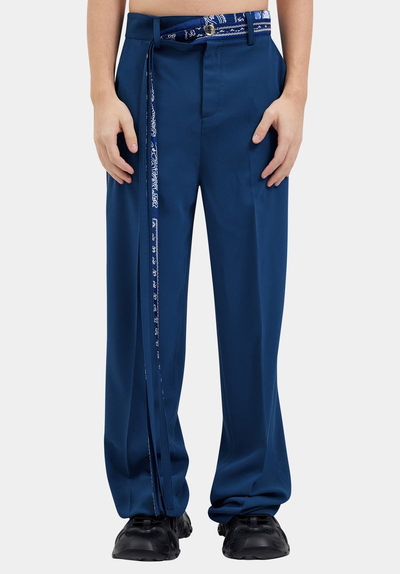 Blue Visor Trousers