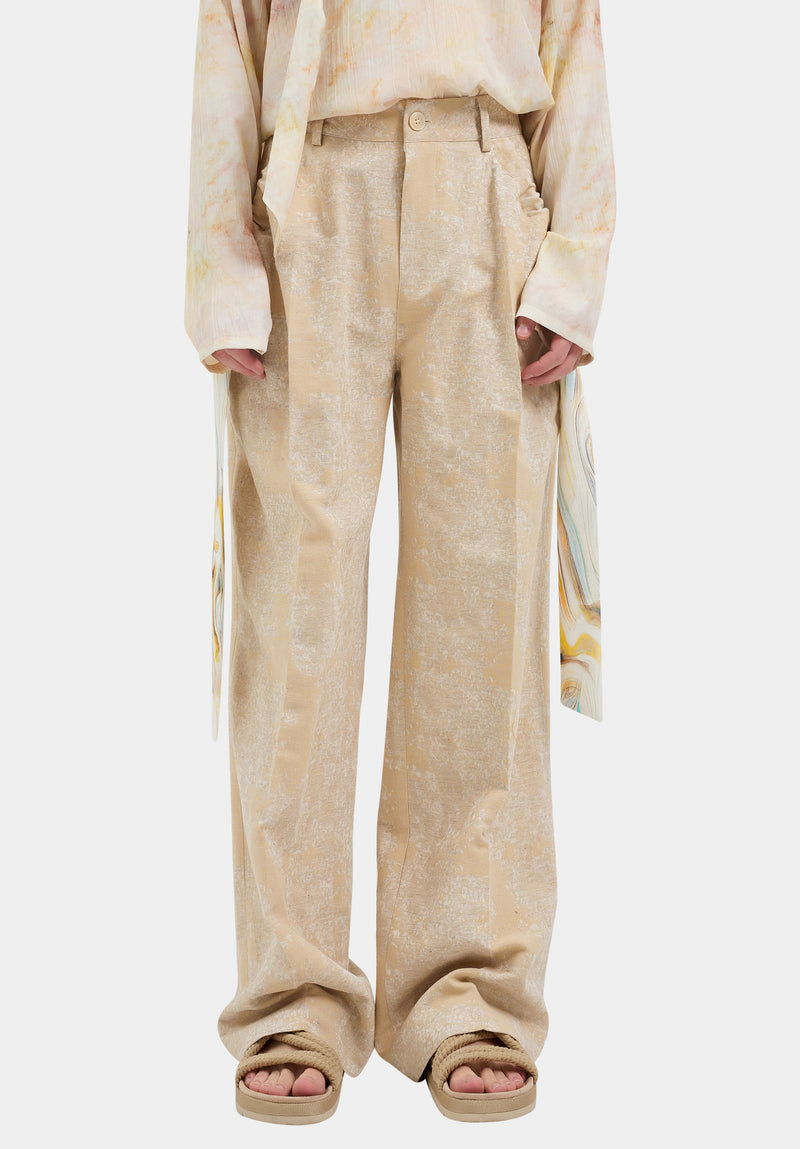 Beige Rivers Trousers