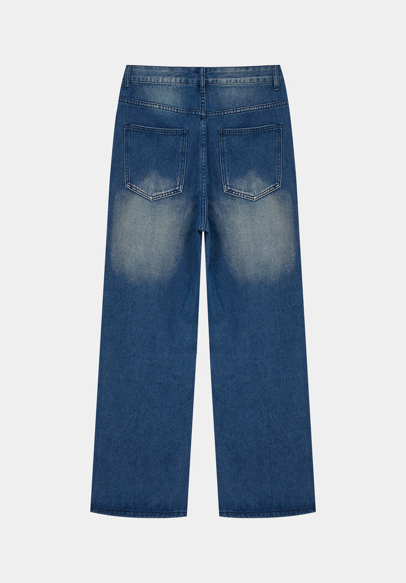 Blue Asymmetry Jeans