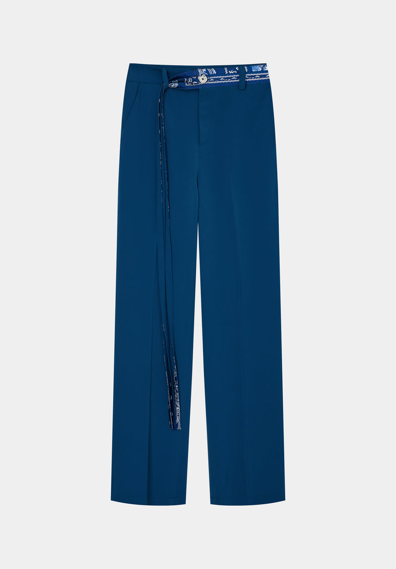 Blue Visor Trousers