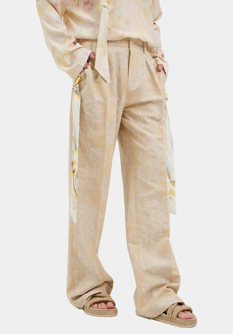 Beige Rivers Trousers