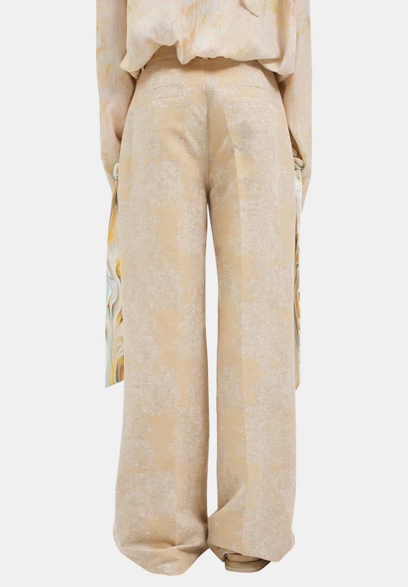 Beige Rivers Trousers