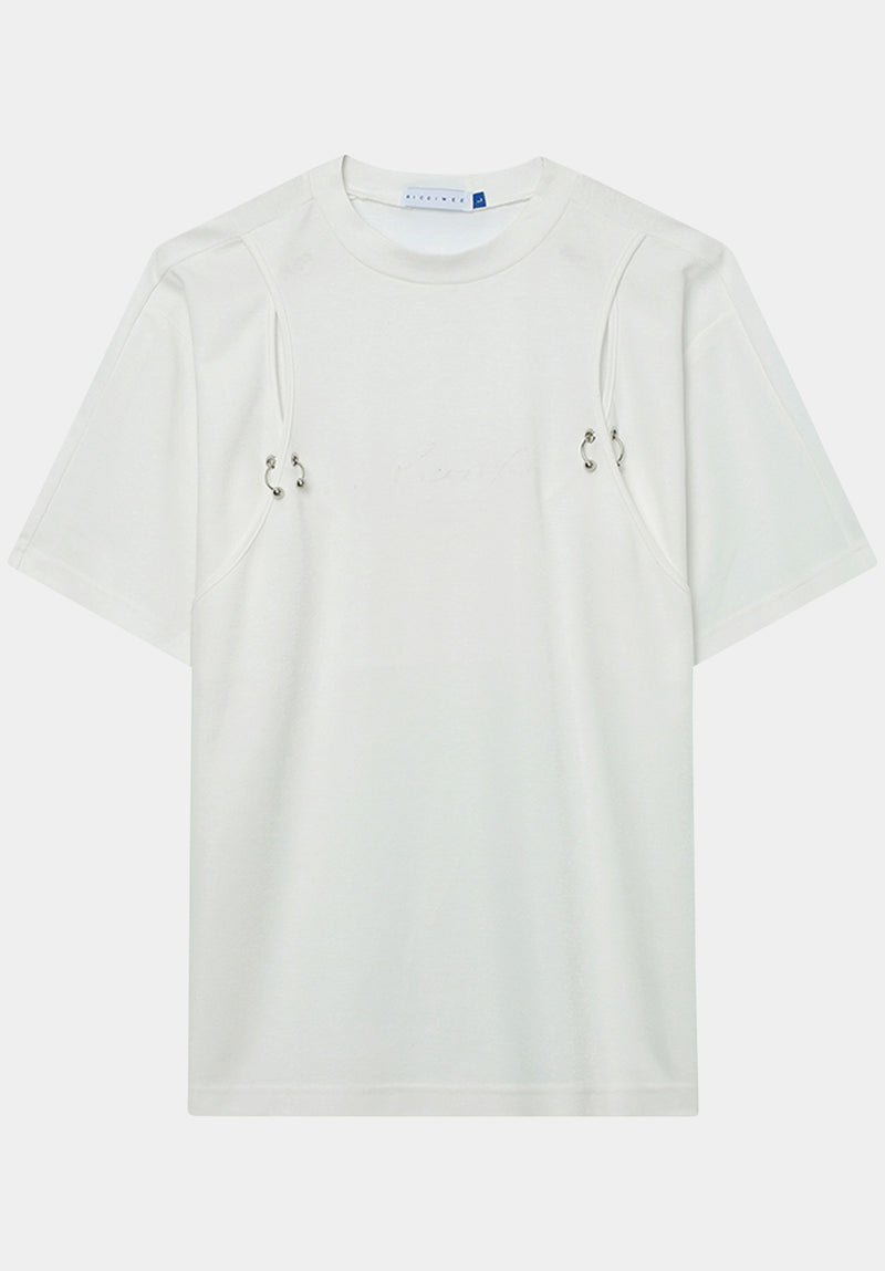 T-shirt Pierce blanc