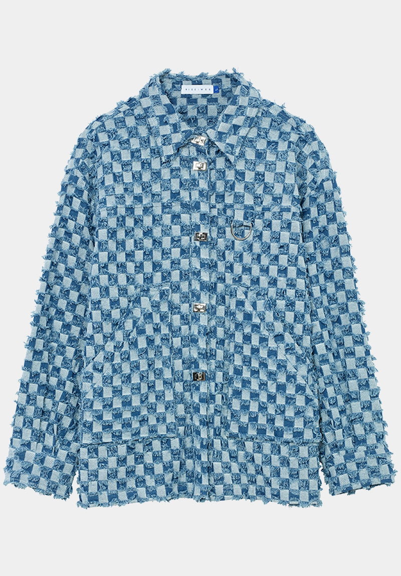 Blue Checkerboard Jacket