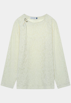 White Bǎidā sweater